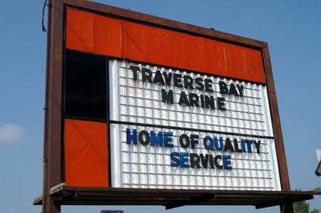 Sundowner Drive-In Theatre - Sundowner Name Visible On Sign